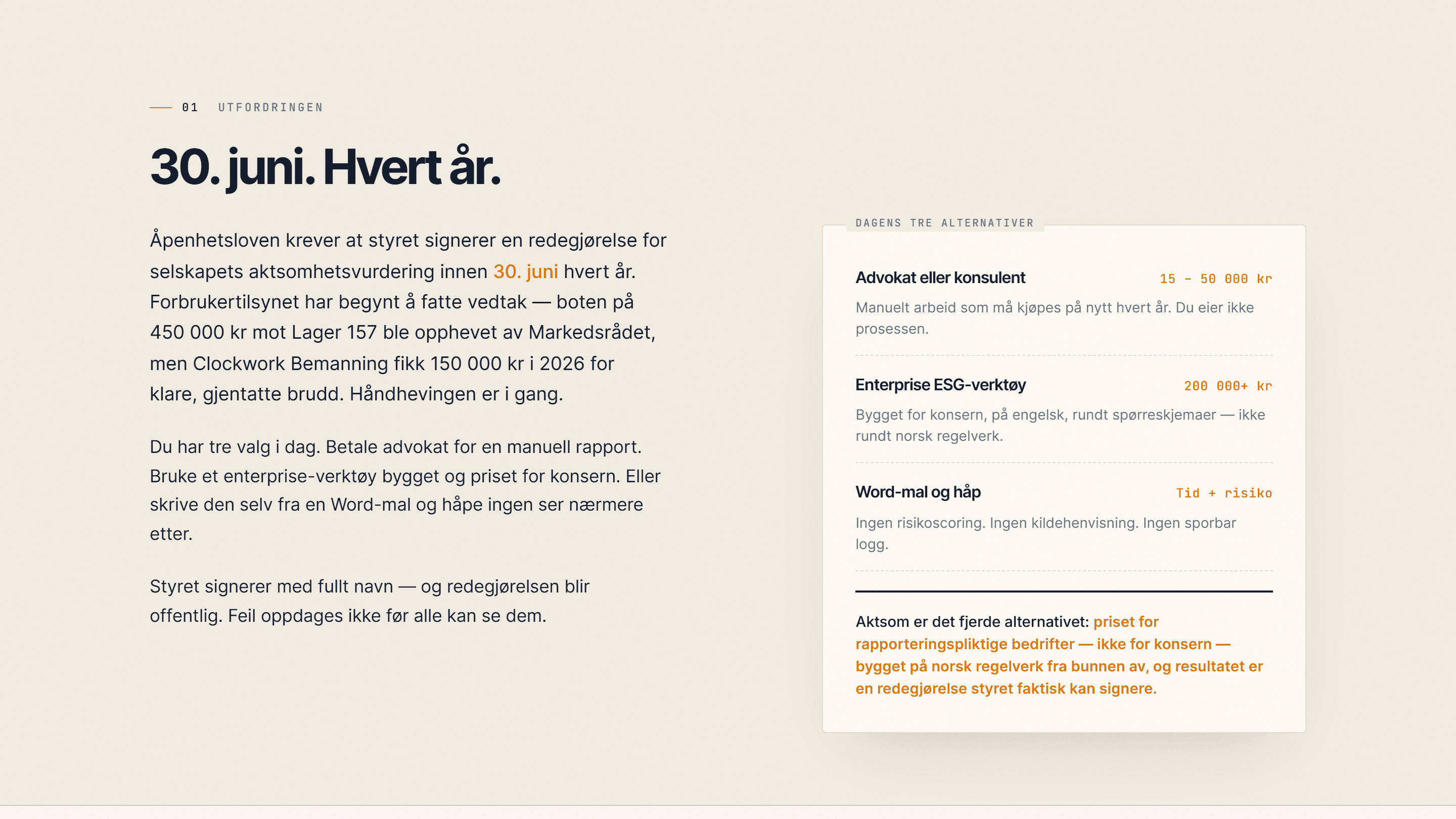Aktsom – skjermbilde 2
