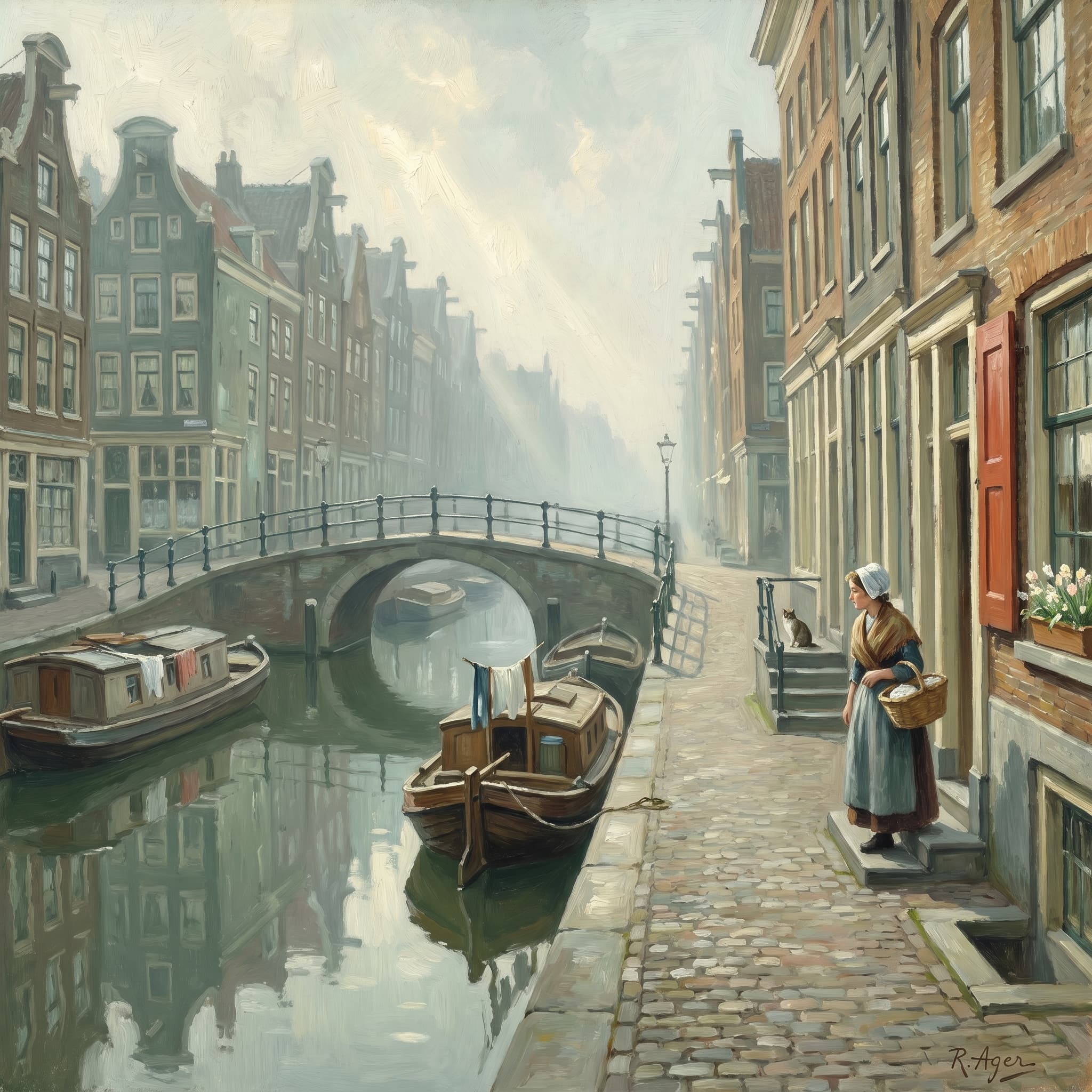 Morning on the Canal