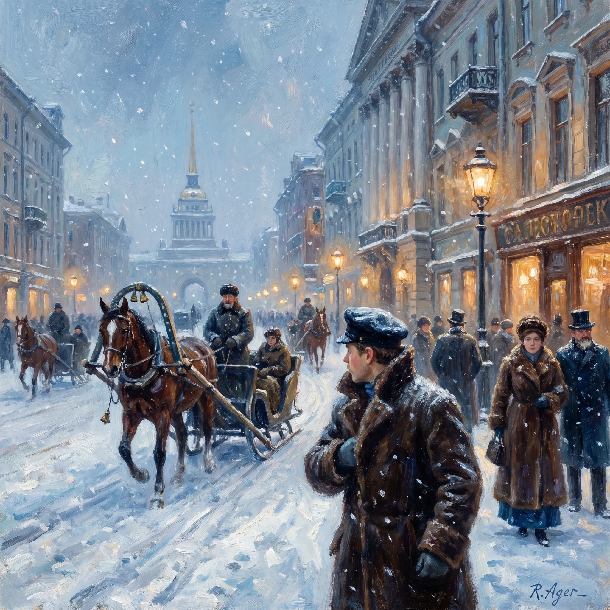 Snow on Nevsky